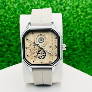 Home casio premium square watch